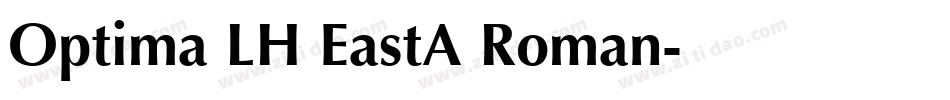 Optima LH EastA Roman字体转换